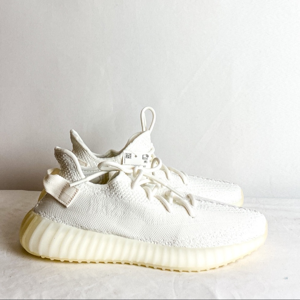 🆕 Adidas Yeezy Boost 350 V2 'Cream White / Triple White' Size 9.5 - Picture 3 of 11